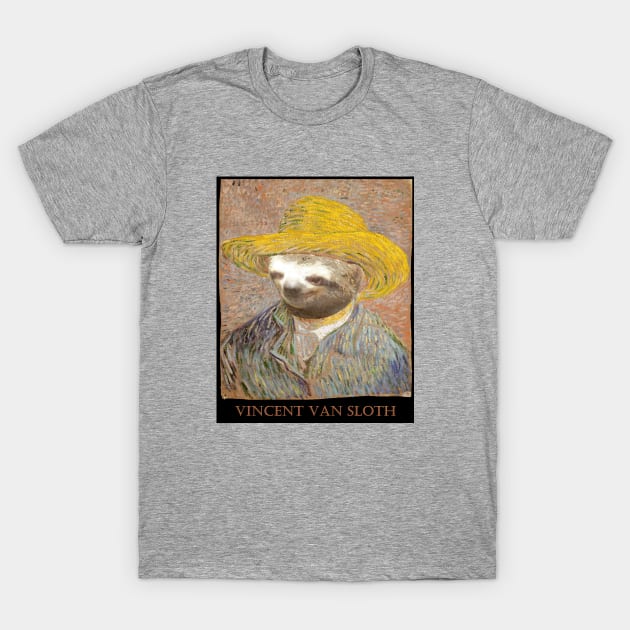 Vincent Van Sloth T-Shirt by TARDISRepairman